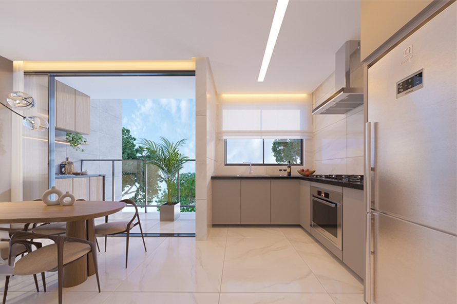 Cozinha Integrada às Salas