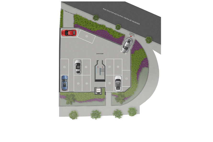 Segundo Pavimento - Garagem Nível 1