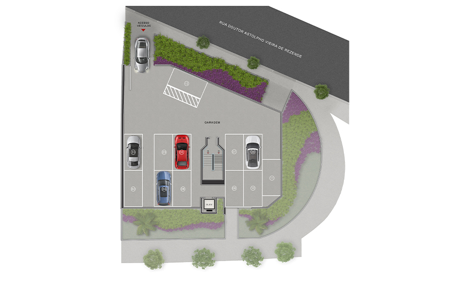 Terceiro Pavimento - Garagem Nível 2