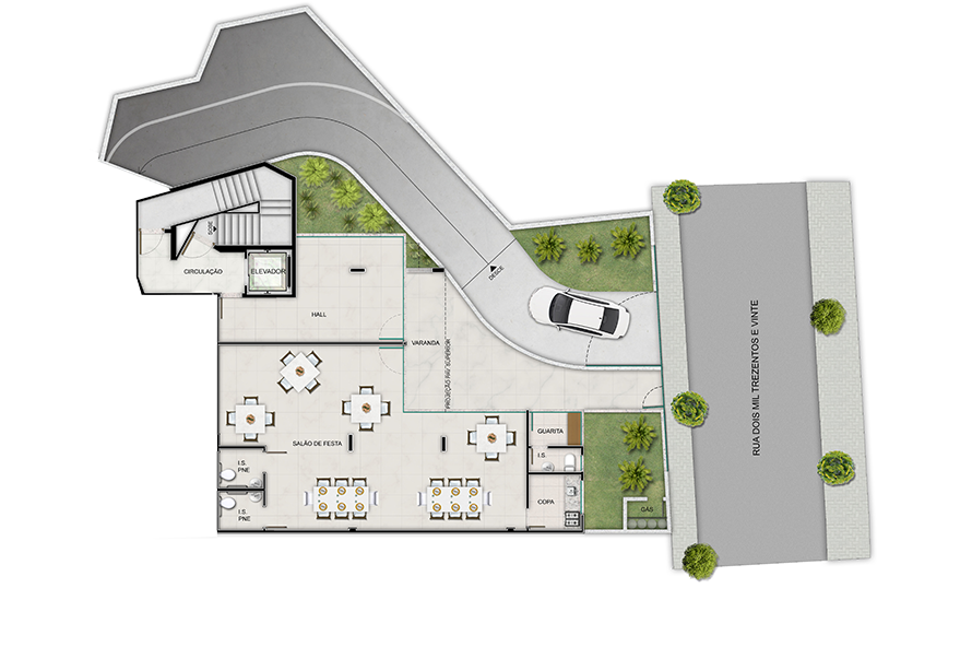 Planta do 1º Pavimento