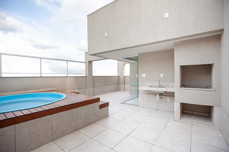 Terraço Gourmet Segundo Nível da Cobertura