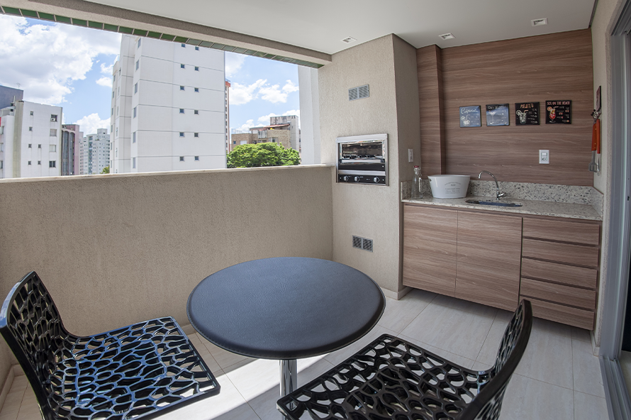 Apto Tipo - Varanda Gourmet