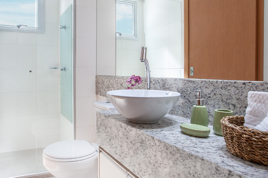 Banho Social Apartamento Decorado 01