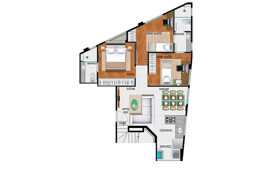Planta Primeiro Nível Cobertura - Final 02