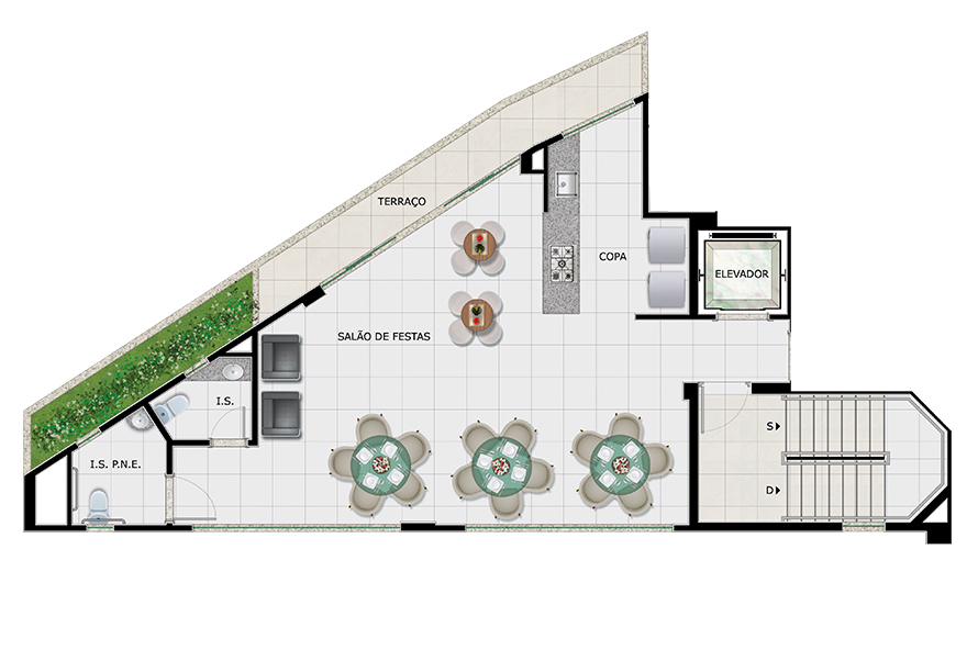 Planta Salão de Festas