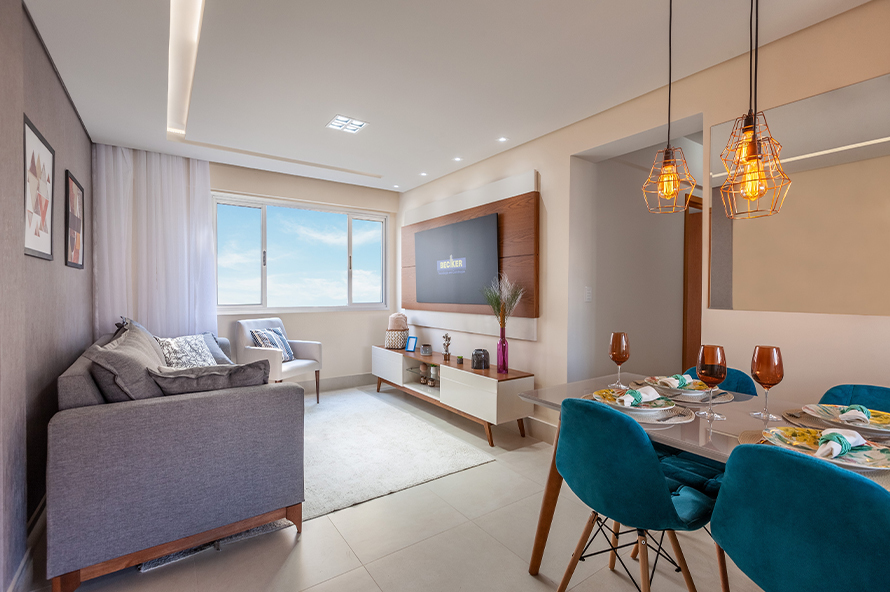 Sala Apartamento Decorado 01