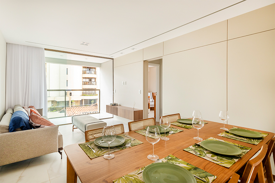 Sala com Varanda Gourmet