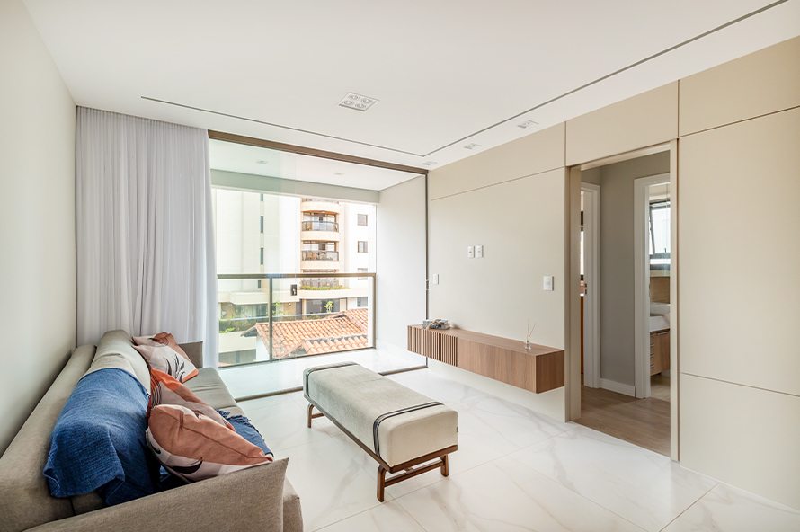 Sala com Varanda Gourmet