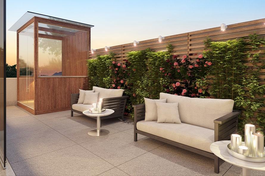 Espaço Relax com Sauna